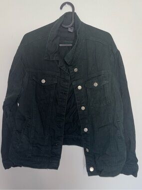 Streetwear Society Dark Green Denim Jacket